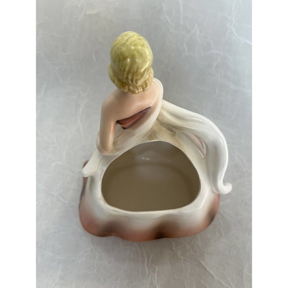 Vintage 1950s Napcoware X6362 Ceramic Girl Planter Vase - Picture 5 of 9
